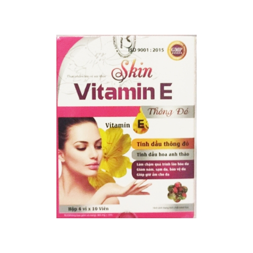 Picture of SKIN VITAMIN E THÔNG ĐỎ - TINH DẦU THÔNG ĐỎ , TINH DẦU HOA ANH THẢO