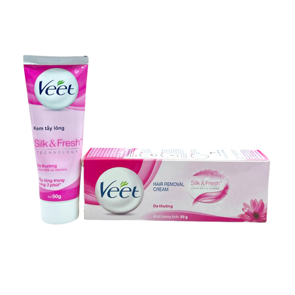 Picture of Kem tẩy lông Veet Silk &amp; Fresh dành cho da thường 50g