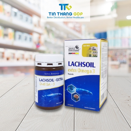Picture of LACHSOIL EXTRA OMEGA 3 - Viên uống bổ sung Omega 3, hỗ trợ sáng mắt và bảo vệ tim mạch