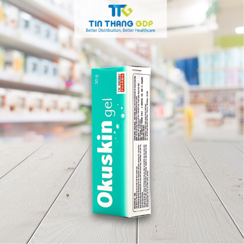 Picture of GEL BÔI DA OKUSKIN GEL 30G DR MULLER PHARMA - Hỗ trợ nhanh lành vết thương hở, hạn chế sẹo xấu, vết thâm