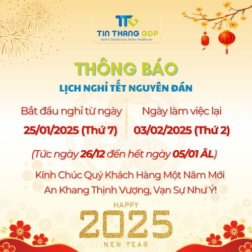 Picture for blog post THÔNG BÁO LỊCH NGHỈ TẾT NGUYÊN ĐÁN 2025