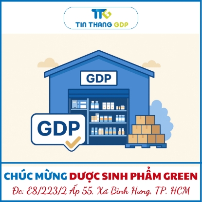 Picture for blog post CÔNG TY TNHH DƯỢC SINH PHẨM GREEN ĐẠT CHUẨN GDP MỨC ĐỘ 1 – BƯỚC TIẾN QUAN TRỌNG KHẲNG ĐỊNH UY TÍN VÀ CHẤT LƯỢNG